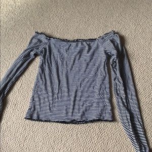 half off the shoulder top